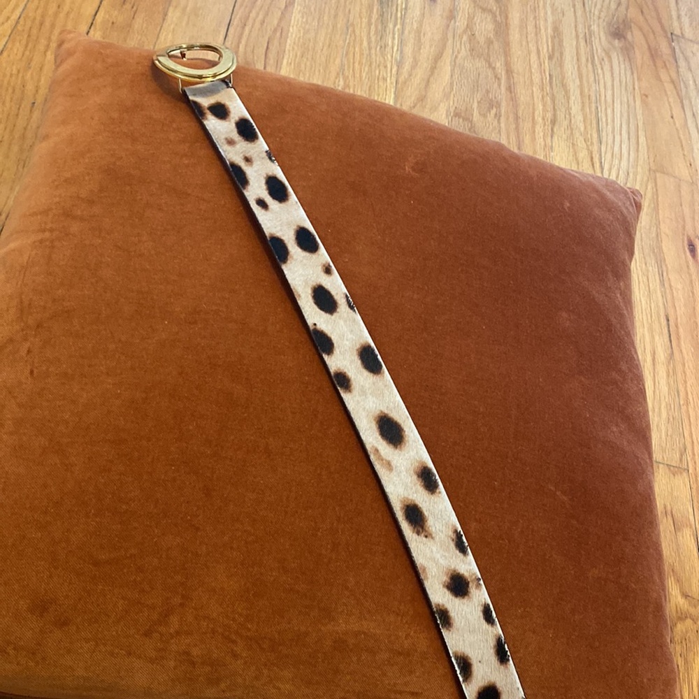 Dolce & Gabbana leather belt with cheetah print - Picture 4 of 9